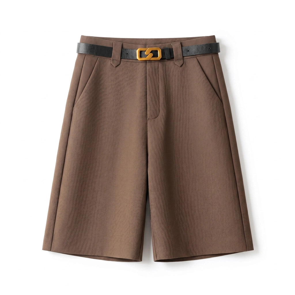 Women's Casual Wide-Leg Relaxed Shorts Outfit for Work Casual Days Holidays and Everyday Wear