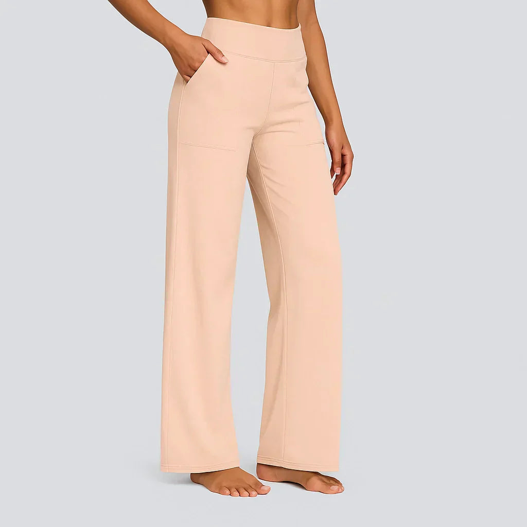 Women's High Waist Wide Leg Pants Outfit for Work Casual Days Holidays and Everyday Wear