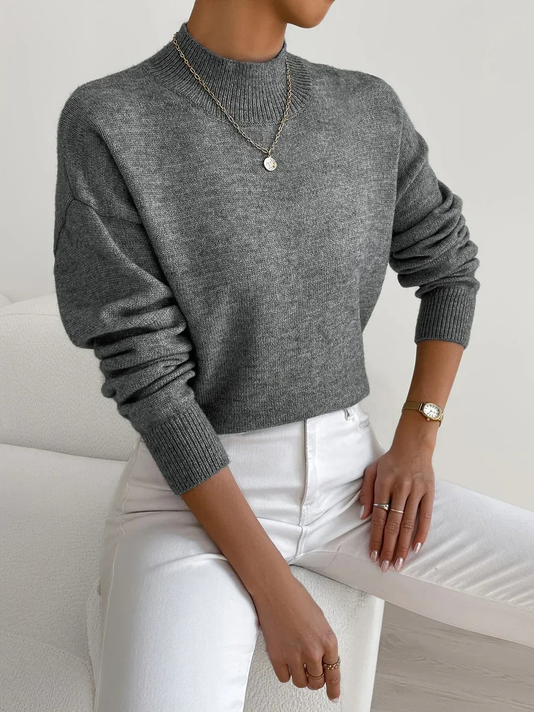 Women's Sweater Knitwear for Autumn Winter Layering Cosy Days and Everyday Wear