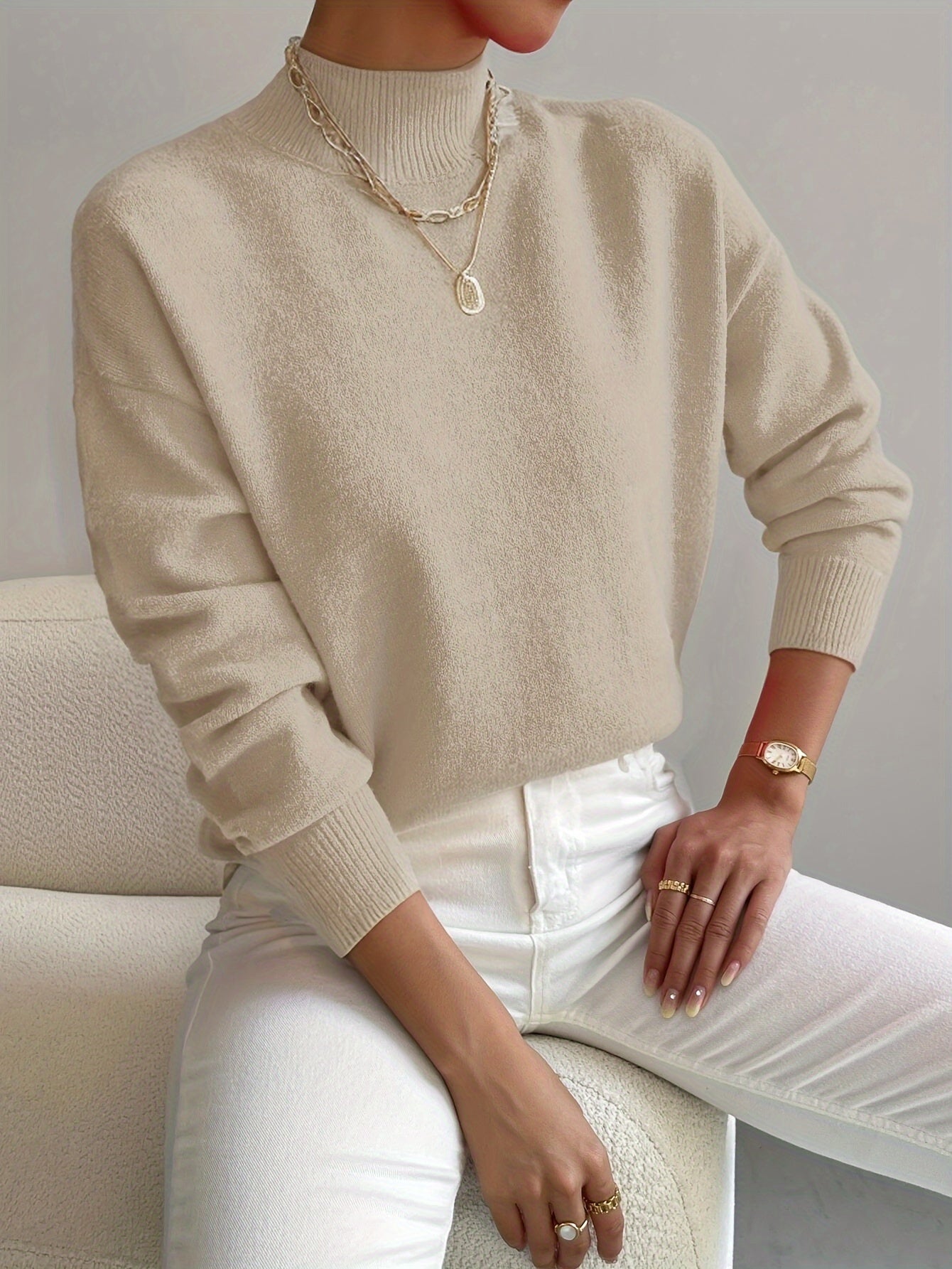 Women's Sweater Knitwear for Autumn Winter Layering Cosy Days and Everyday Wear