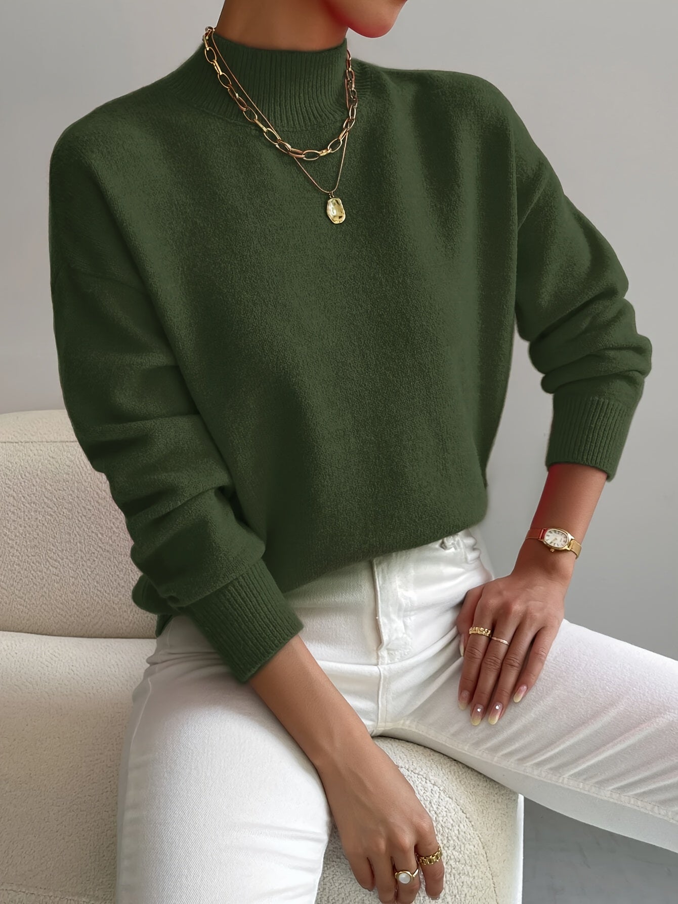 Women's Sweater Knitwear for Autumn Winter Layering Cosy Days and Everyday Wear