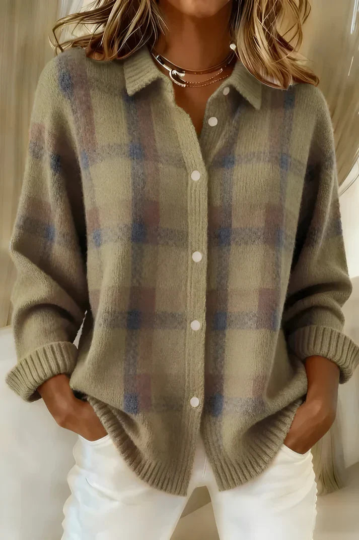 Women's Cozy Cardigan Open Front Long Sleeve Relaxed Fit Casual Wear