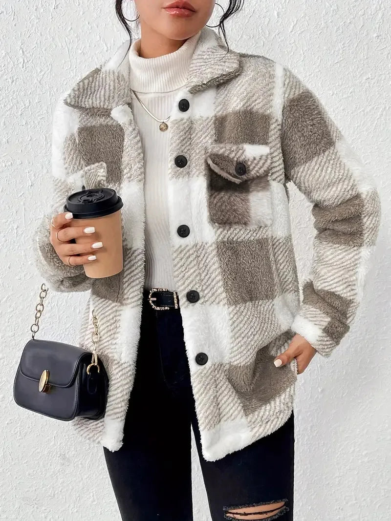 Women's Relaxed Winter Coat Long Fit Open Front Casual Layering