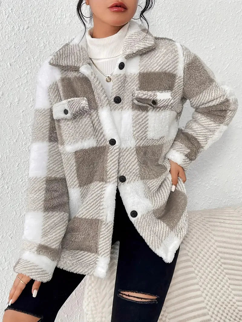 Women's Relaxed Winter Coat Long Fit Open Front Casual Layering