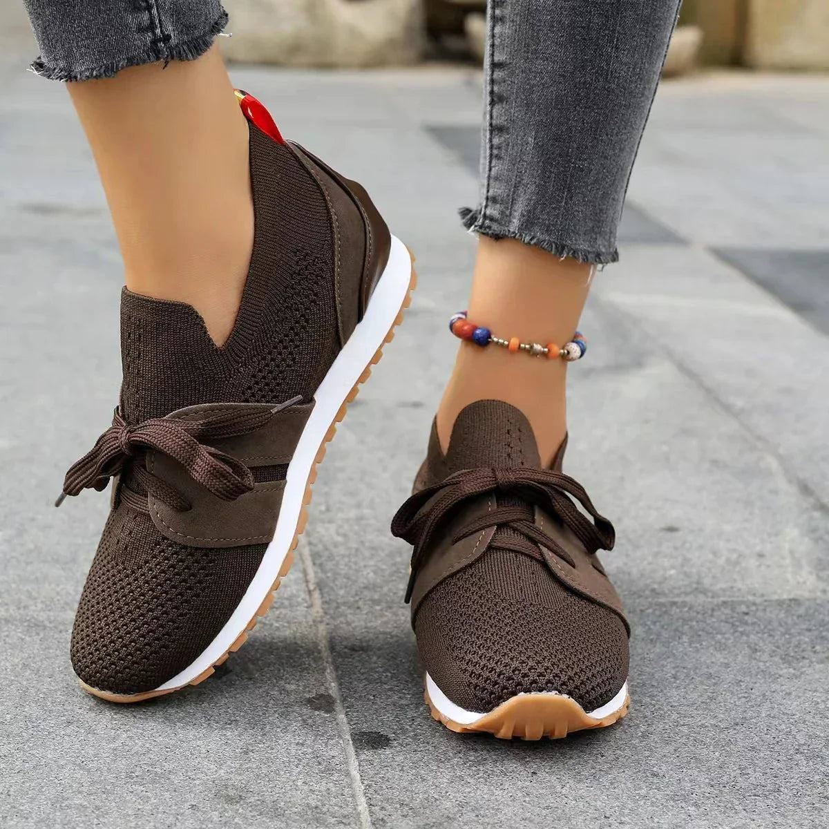 Women's Bow Slip-On Casual Sneakers Footwear for Summer Holidays Weddings Parties and Everyday Wear