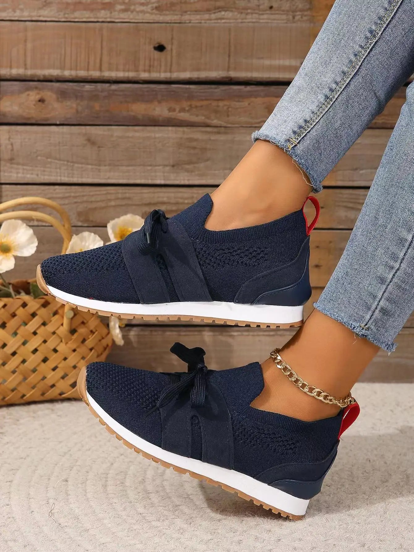 Women's Bow Slip-On Casual Sneakers Footwear for Summer Holidays Weddings Parties and Everyday Wear