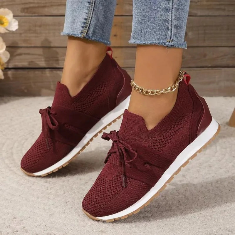 Women's Bow Slip-On Casual Sneakers Footwear for Summer Holidays Weddings Parties and Everyday Wear