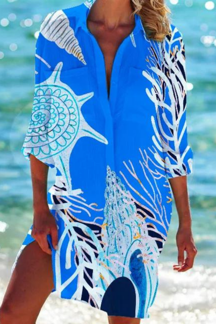 Women’s Stylish Printed Beach Cover-Up | Summer