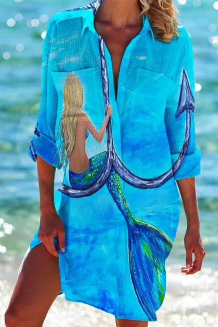 Women’s Stylish Printed Beach Cover-Up | Summer