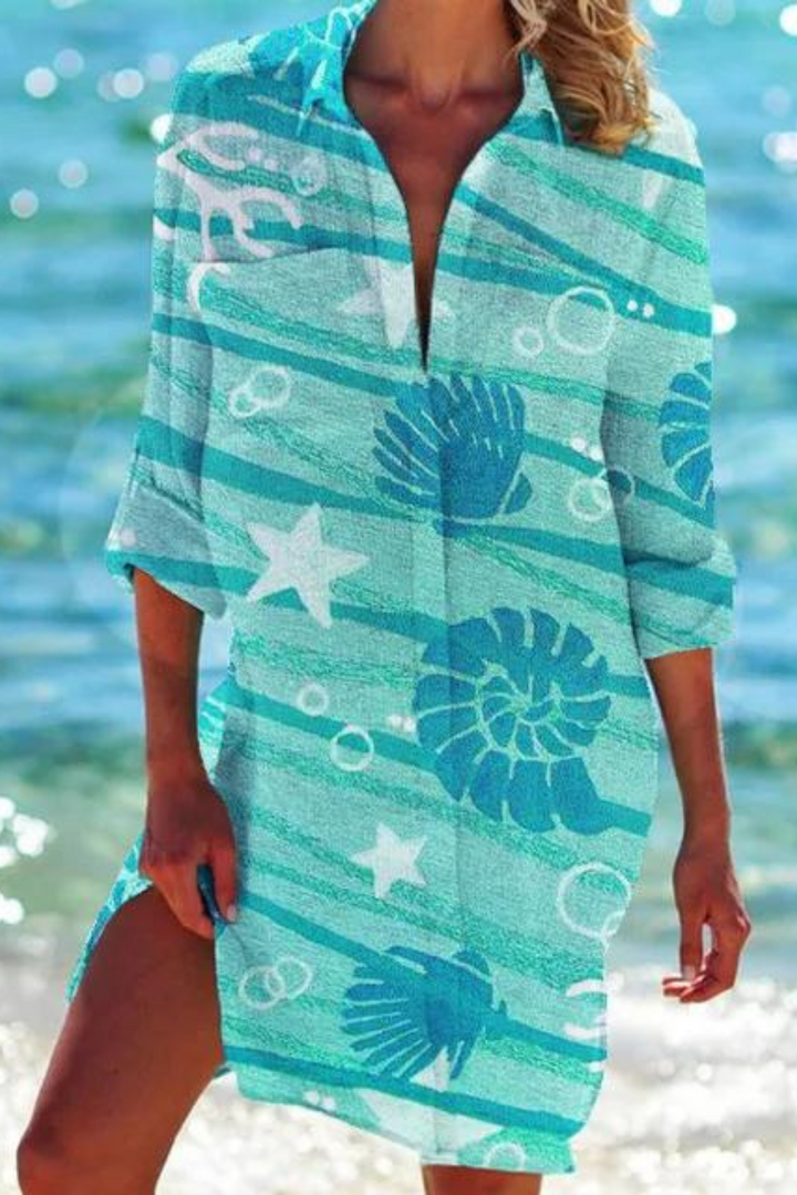 Women’s Stylish Printed Beach Cover-Up | Summer
