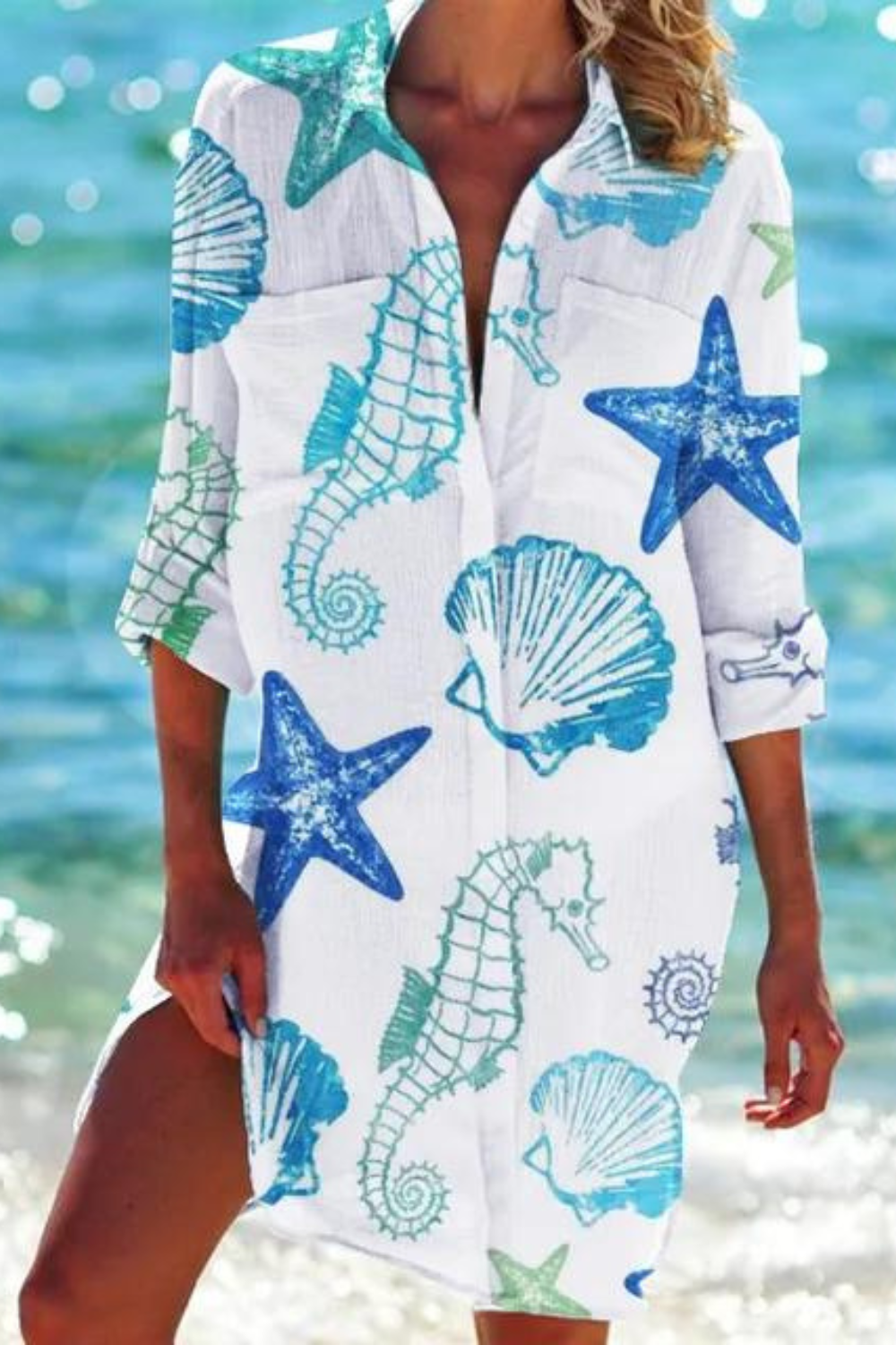 Women’s Stylish Printed Beach Cover-Up | Summer