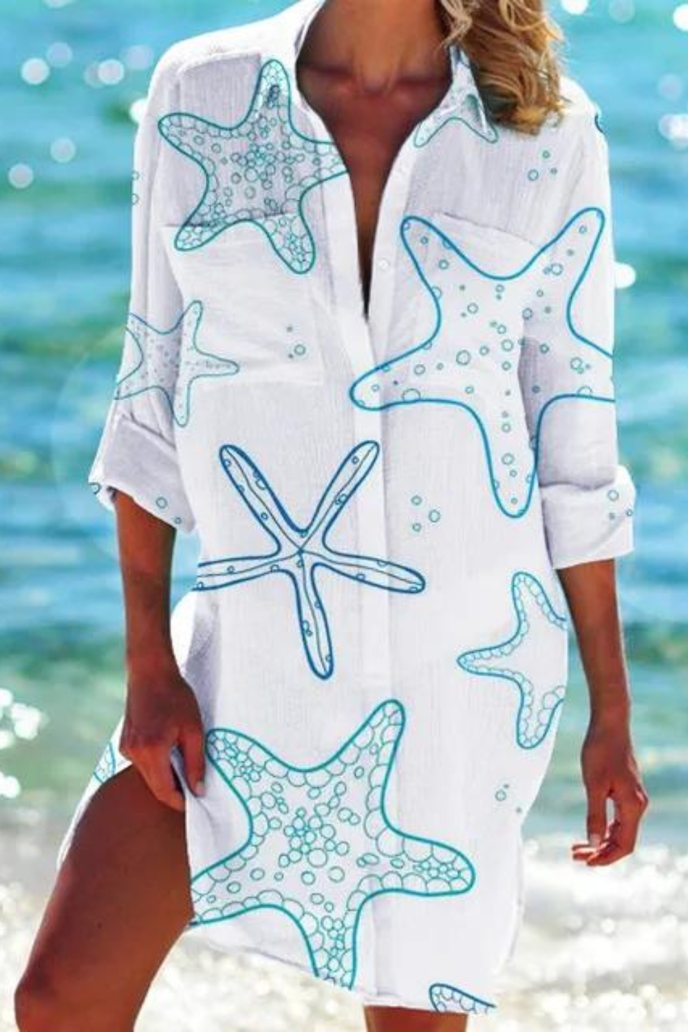 Women’s Stylish Printed Beach Cover-Up | Summer