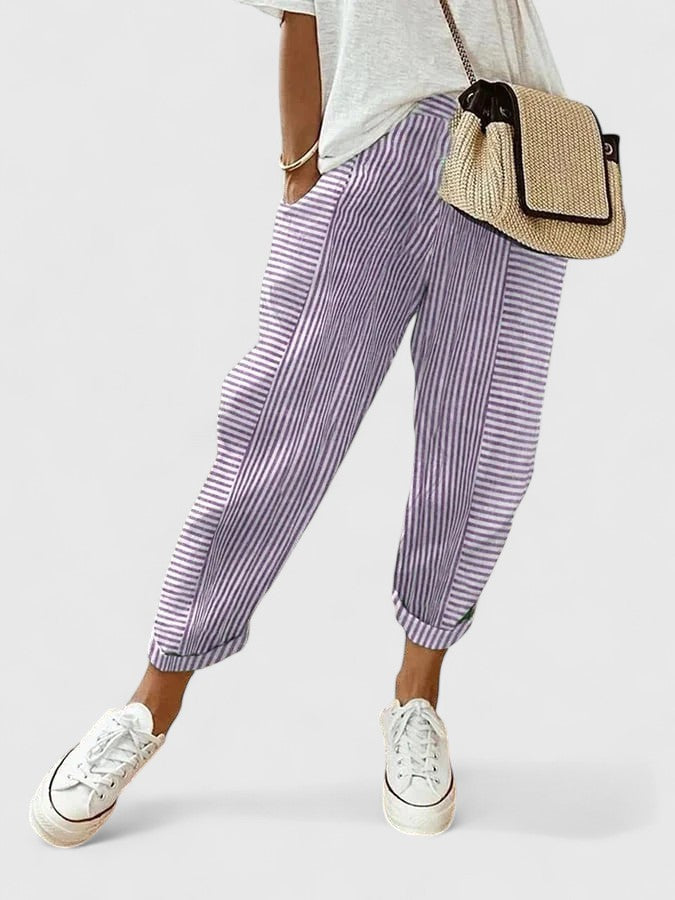 Women's Casual Chino Relaxed Fit Pants Outfit for Work Casual Days Holidays and Everyday Wear