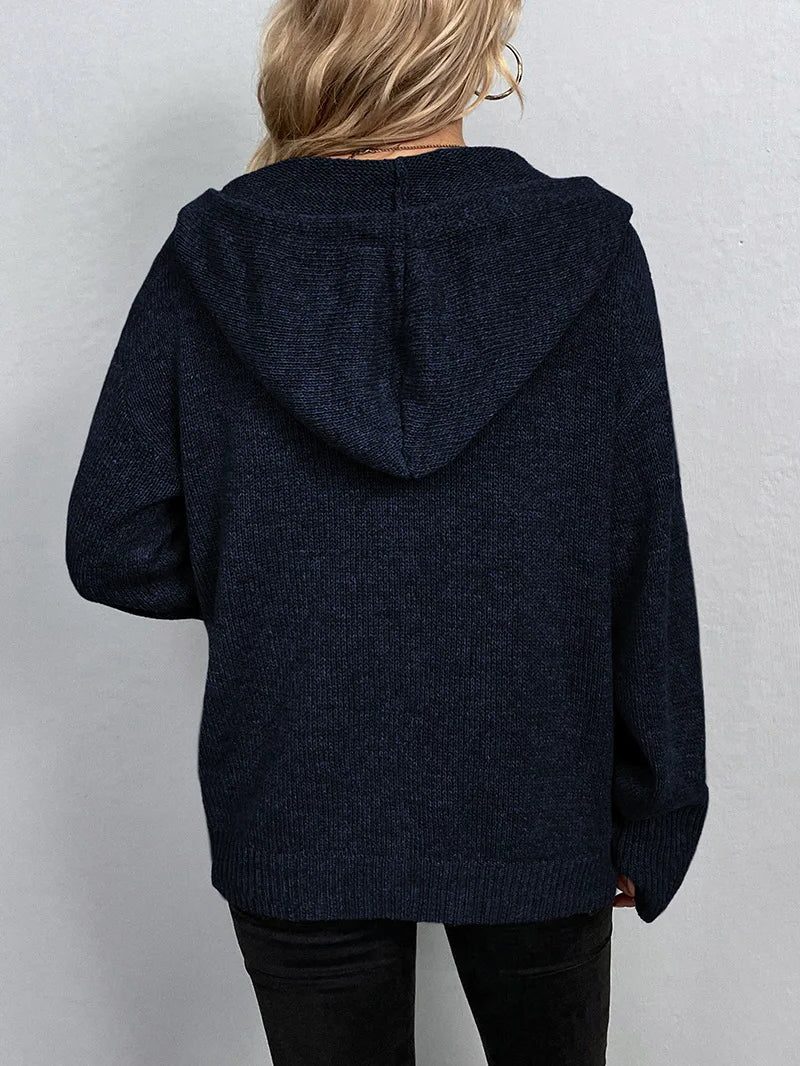 Women's Ribbed Knit Cardigan Open Front Long Sleeve Casual Layering