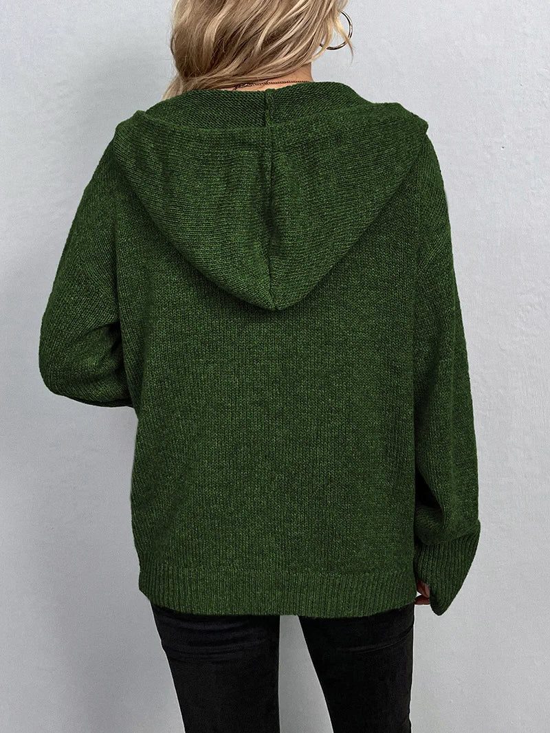 Women's Ribbed Knit Cardigan Open Front Long Sleeve Casual Layering