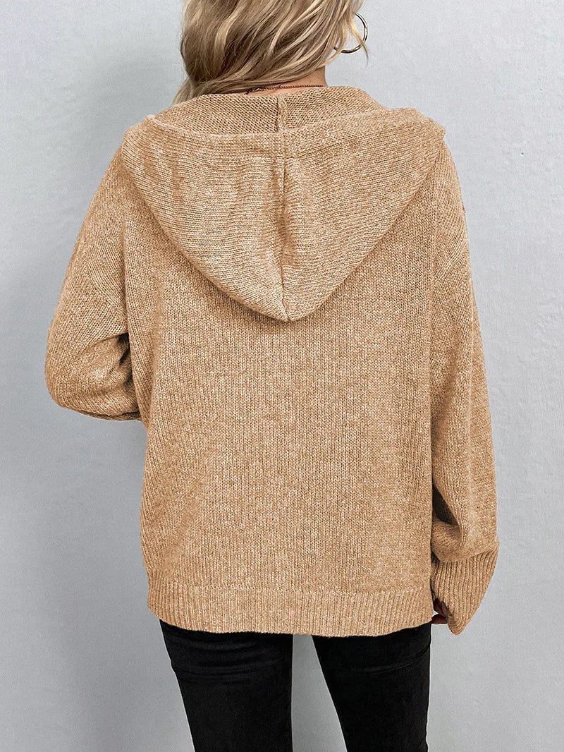 Women's Ribbed Knit Cardigan Open Front Long Sleeve Casual Layering