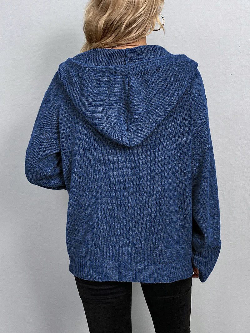 Women's Ribbed Knit Cardigan Open Front Long Sleeve Casual Layering
