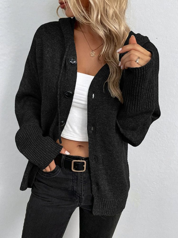 Women's Ribbed Knit Cardigan Open Front Long Sleeve Casual Layering