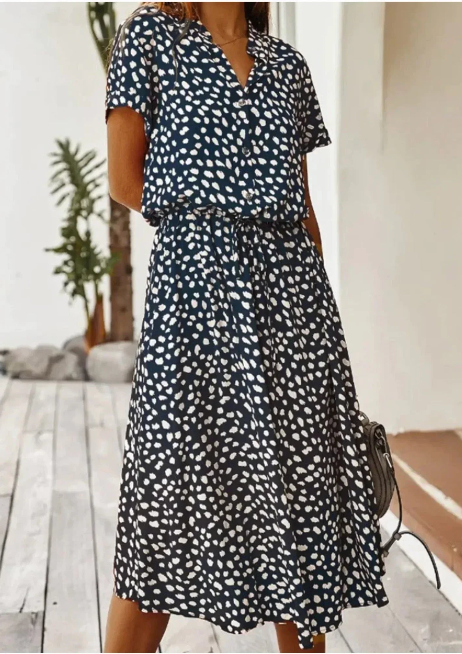 Women's Flowy Midi Dress Outfit for Summer Holidays Weddings Parties and Everyday Wear