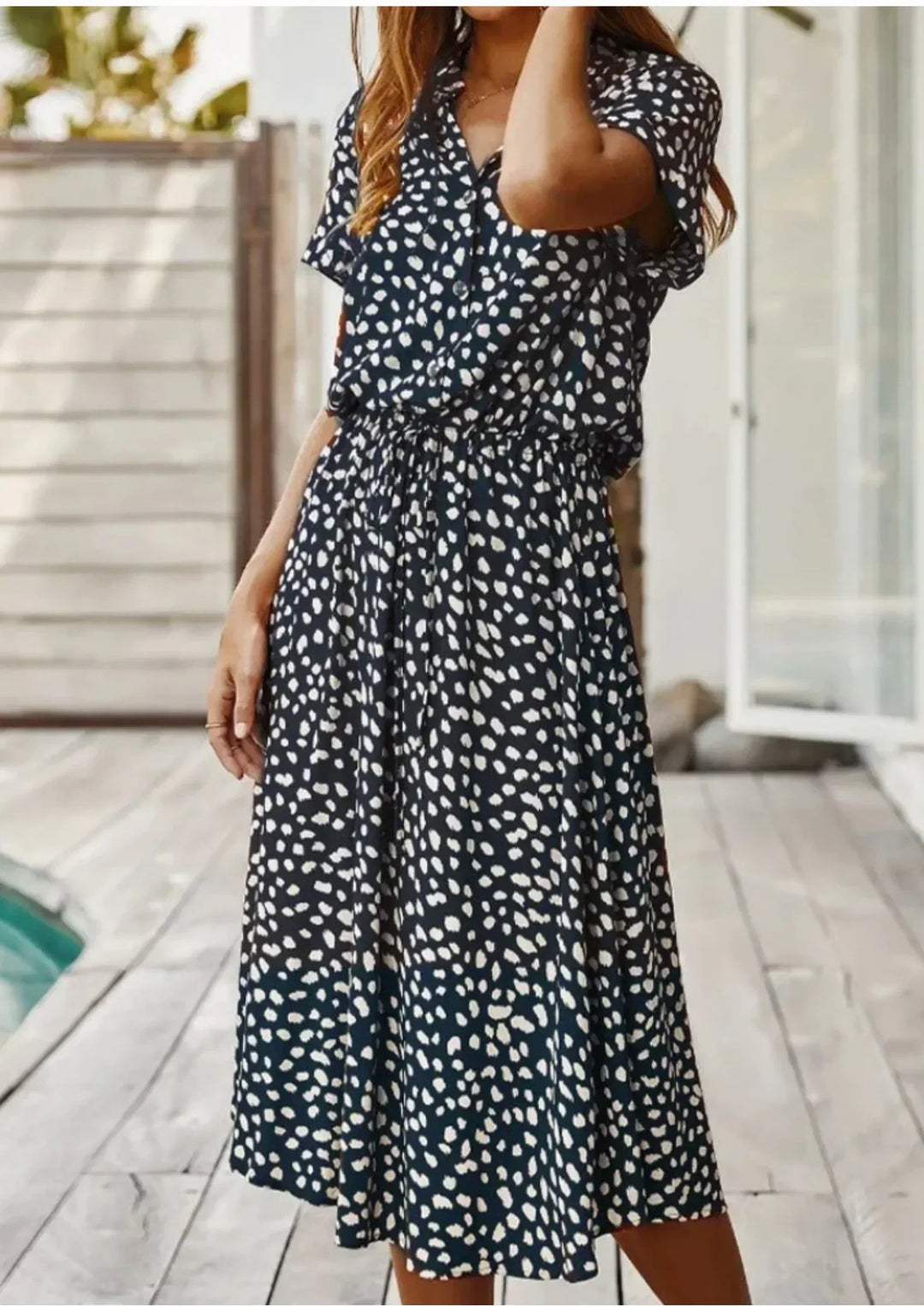 Women’s Elegant Flowy Dress | Midi