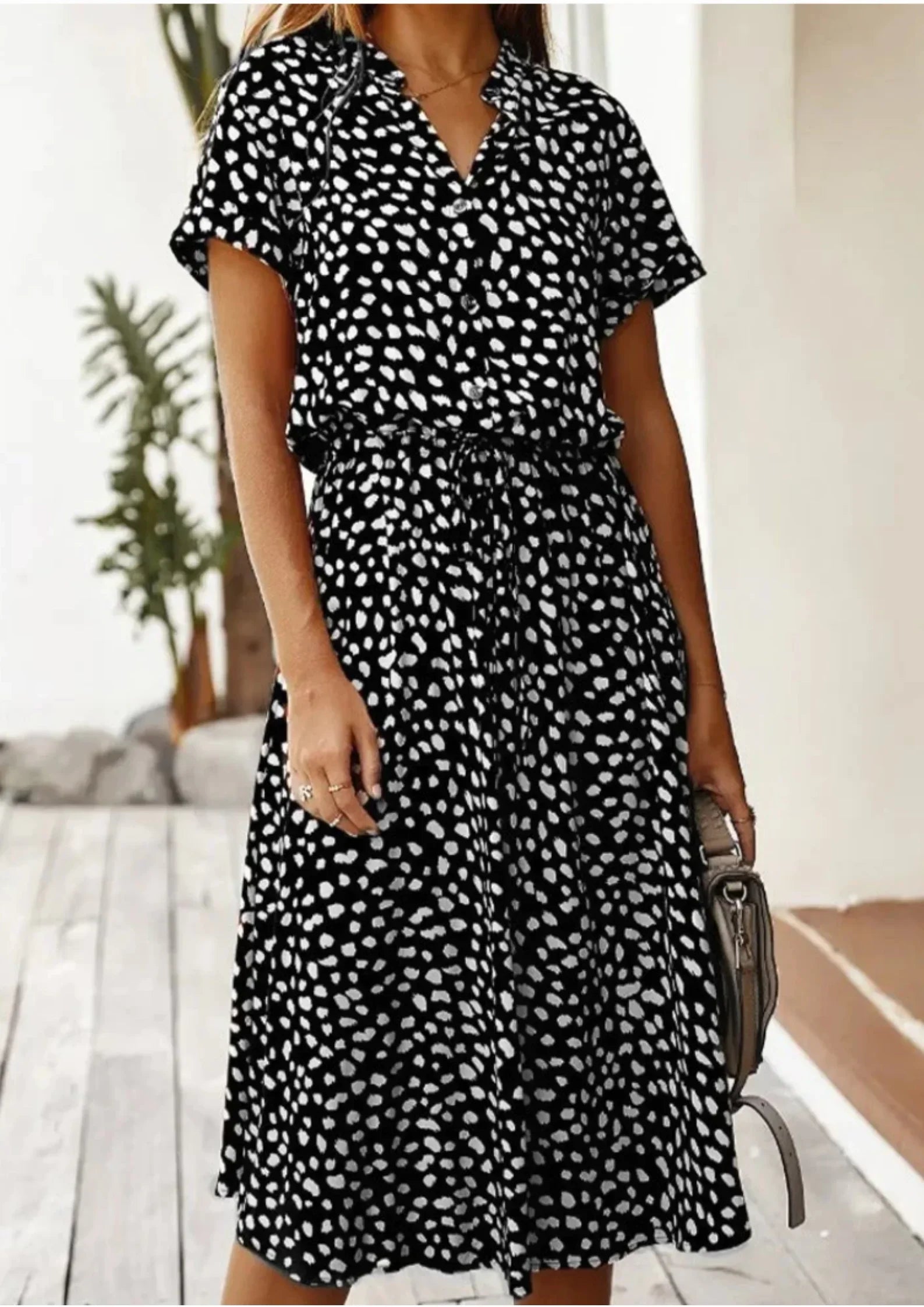 Women's Flowy Midi Dress Outfit for Summer Holidays Weddings Parties and Everyday Wear
