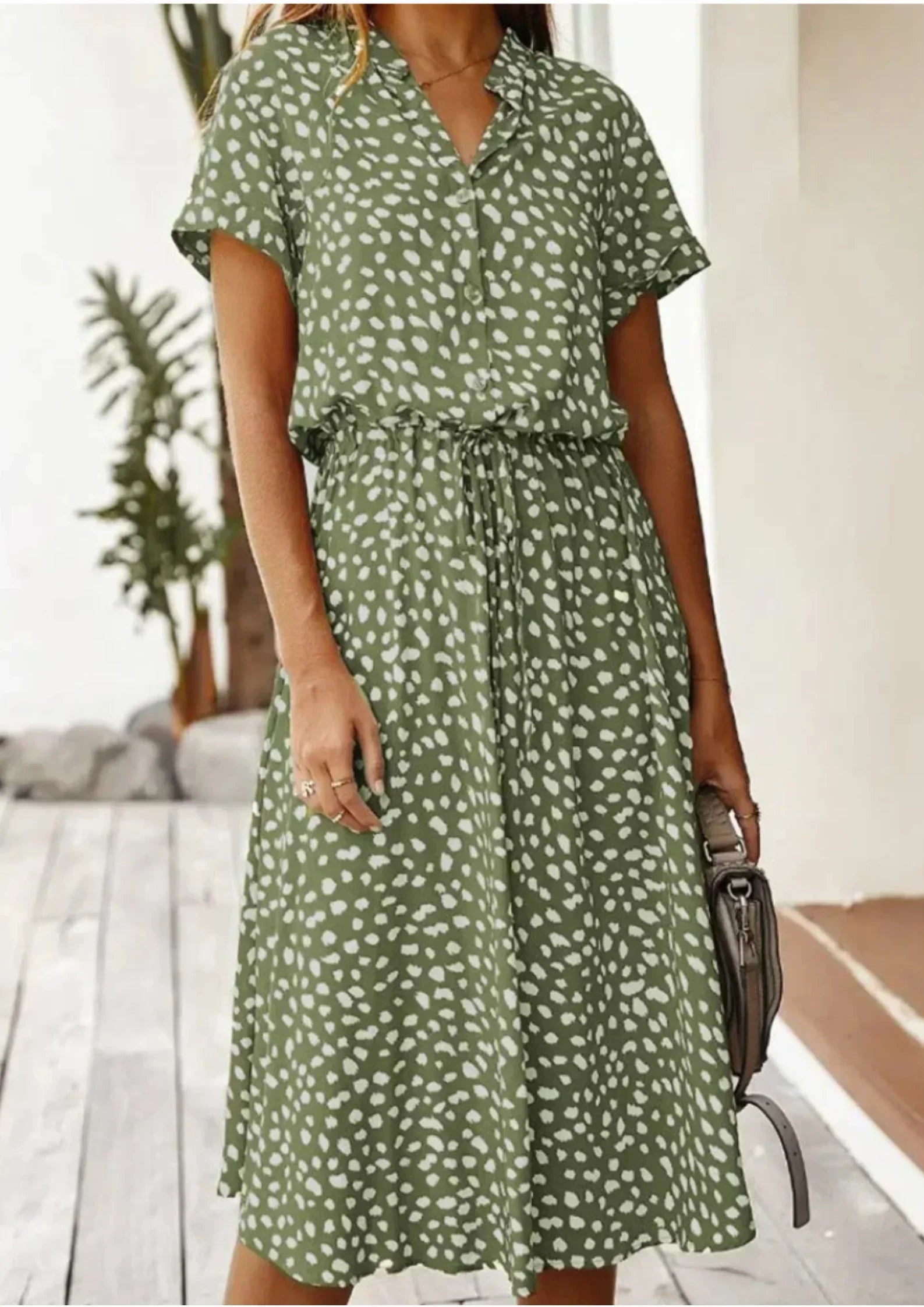 Women's Flowy Midi Dress Outfit for Summer Holidays Weddings Parties and Everyday Wear