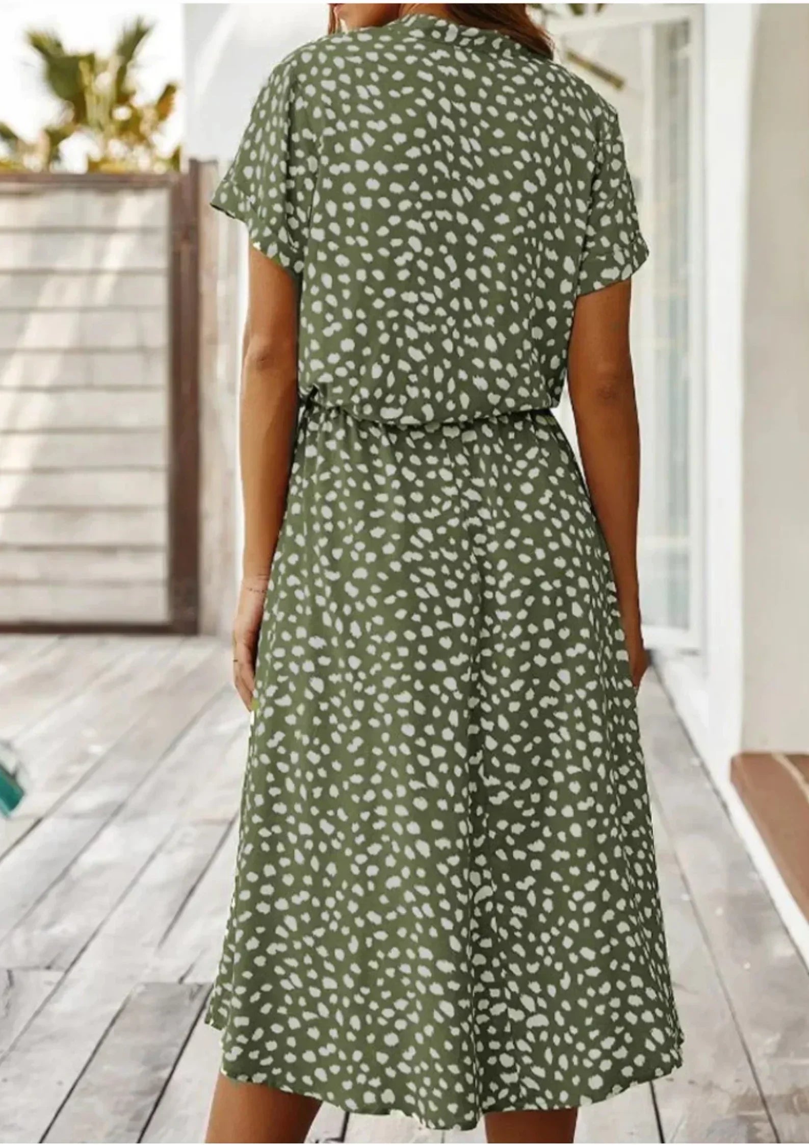 Women's Flowy Midi Dress Outfit for Summer Holidays Weddings Parties and Everyday Wear