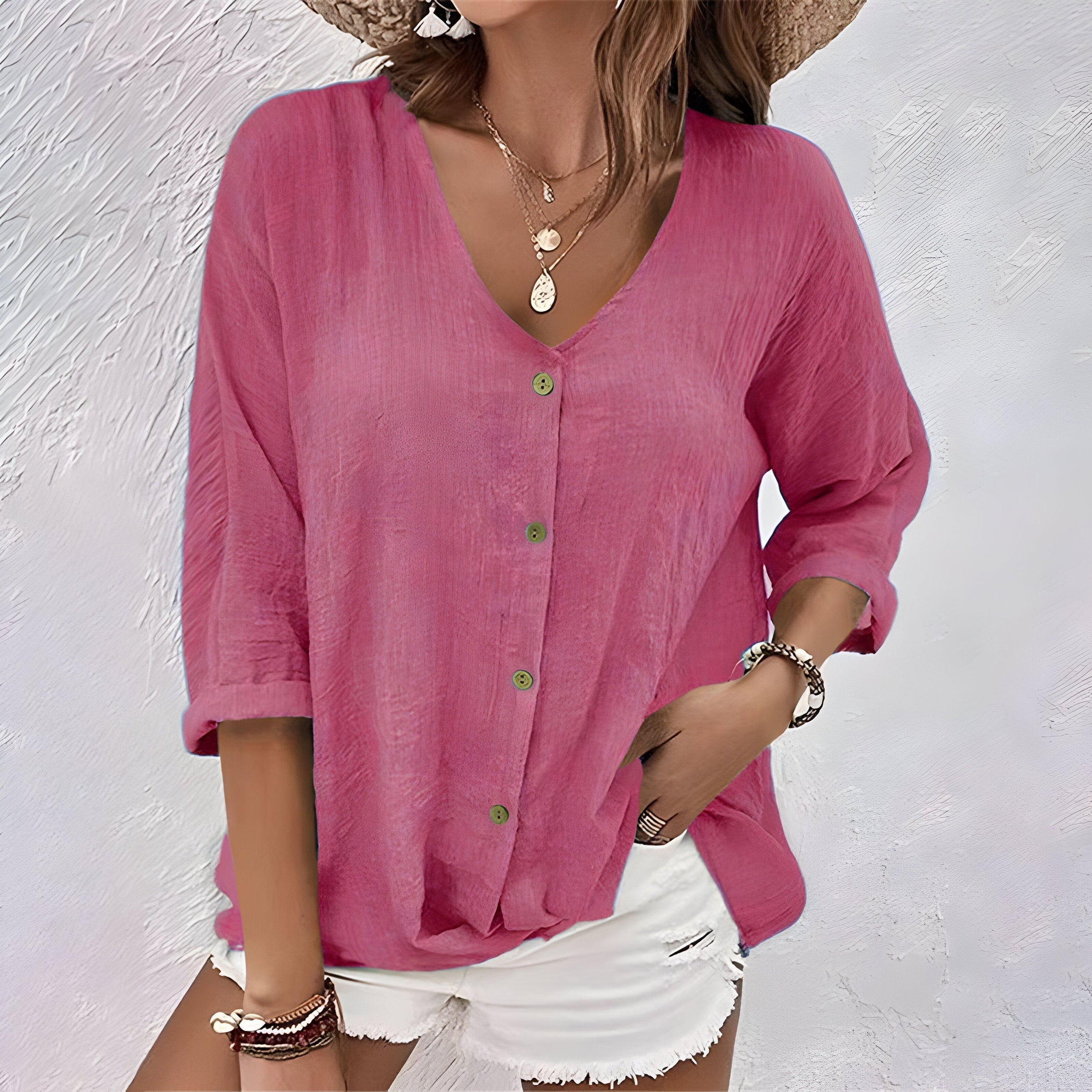 Women's Casual Blouse Outfit for Work Brunch Casual Days and Everyday Wear