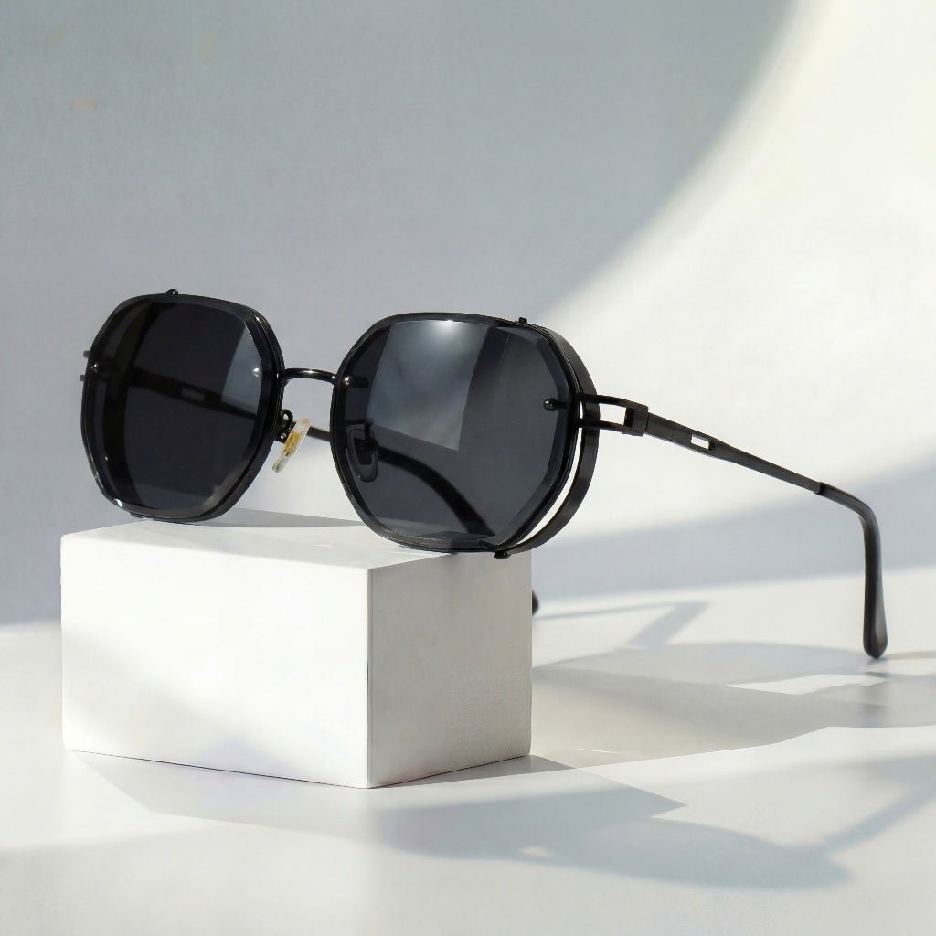 Women's Gold Aviator Frame Sunglasses Outfit for Weddings Parties Holidays Occasions and Everyday Wear