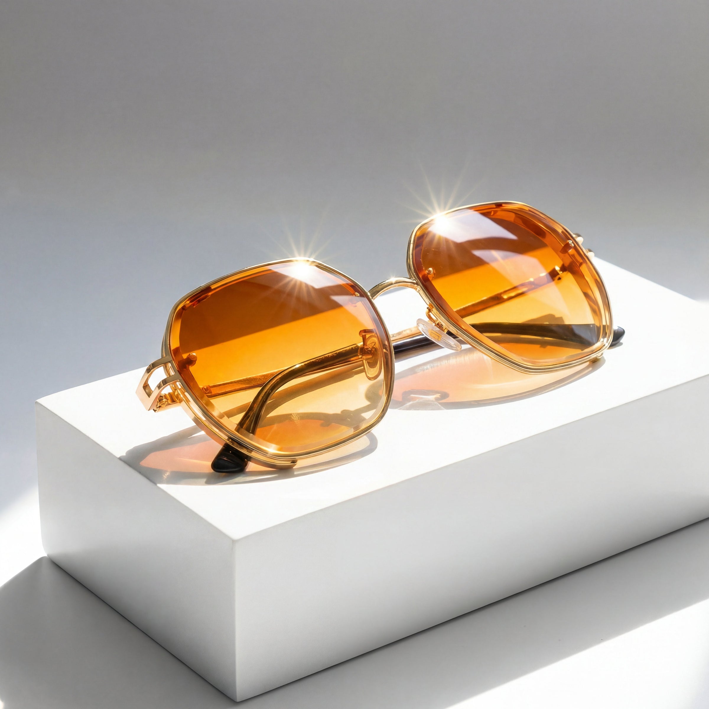 Women's Gold Aviator Frame Sunglasses Outfit for Weddings Parties Holidays Occasions and Everyday Wear
