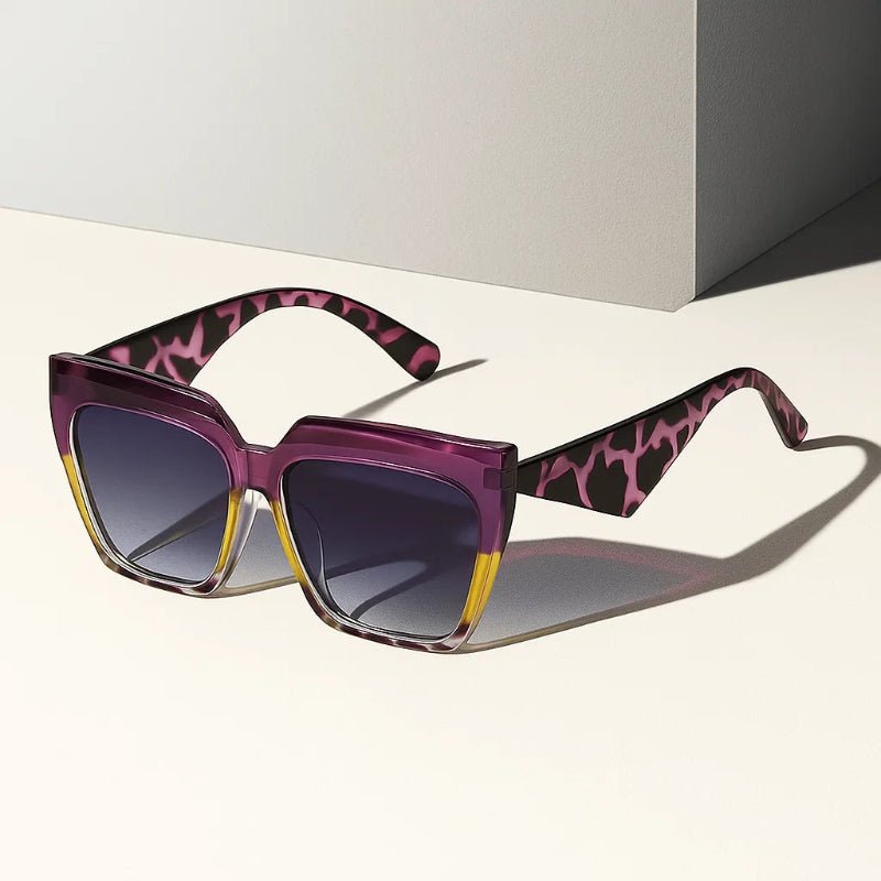 Women's Retro Oversized Square Frame Sunglasses Outfit for Weddings Parties Holidays Occasions and Everyday Wear