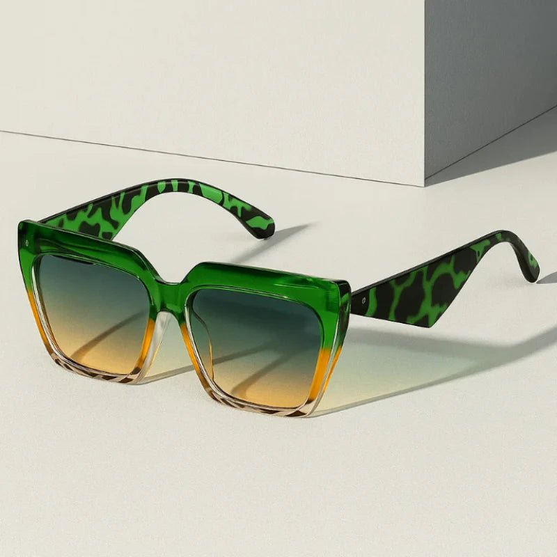 Women's Retro Oversized Square Frame Sunglasses Outfit for Weddings Parties Holidays Occasions and Everyday Wear