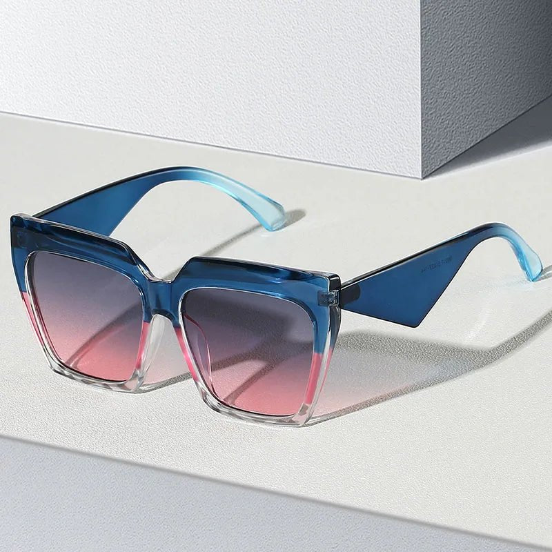 Women's Retro Oversized Square Frame Sunglasses Outfit for Weddings Parties Holidays Occasions and Everyday Wear