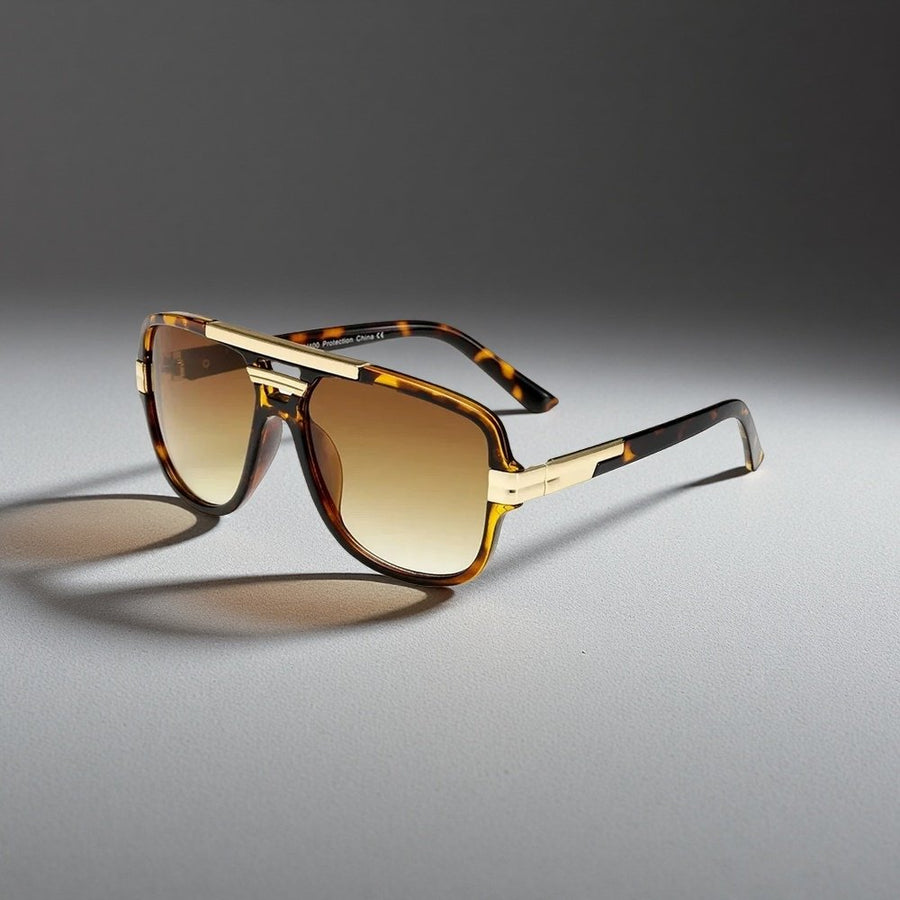 Women's Square Aviator Gradient UV400 Sunglasses Outfit for Weddings Parties Holidays Occasions and Everyday Wear