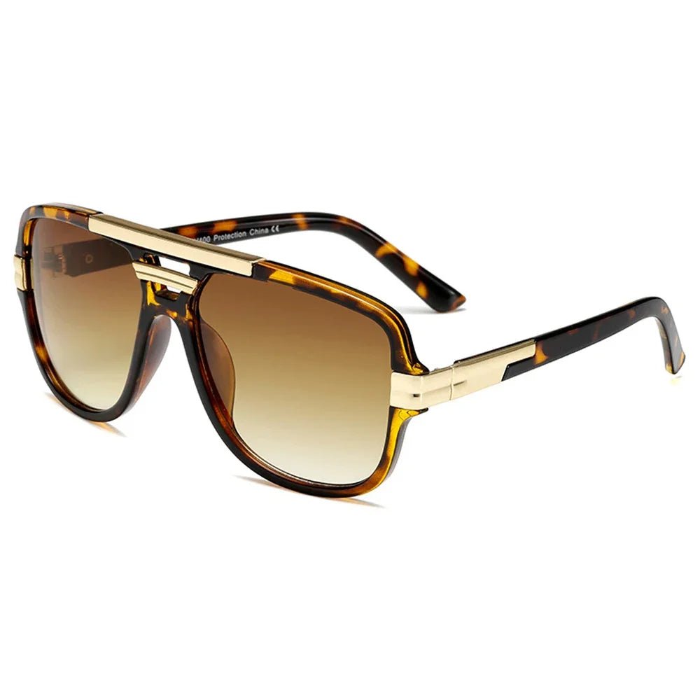 Women's Square Aviator Gradient UV400 Sunglasses Outfit for Weddings Parties Holidays Occasions and Everyday Wear