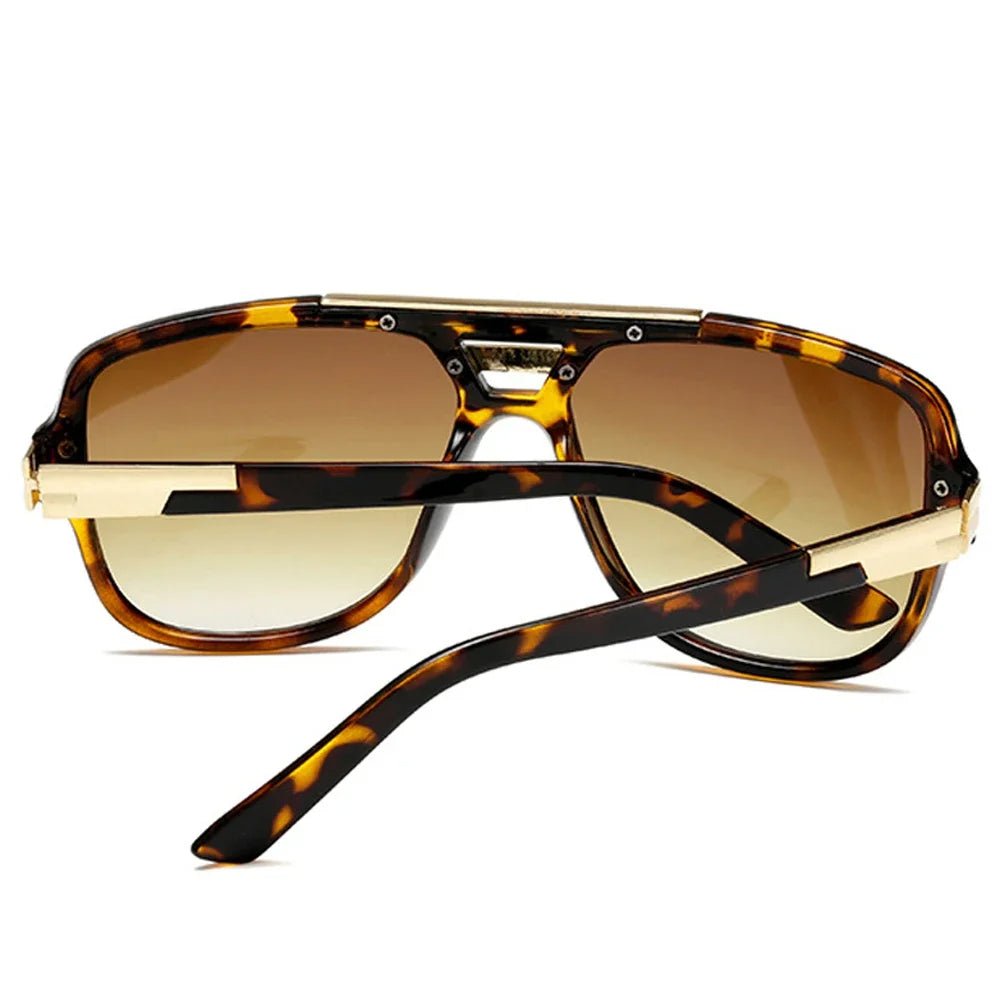 Women's Square Aviator Gradient UV400 Sunglasses Outfit for Weddings Parties Holidays Occasions and Everyday Wear