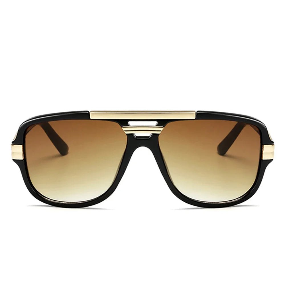 Women's Square Aviator Gradient UV400 Sunglasses Outfit for Weddings Parties Holidays Occasions and Everyday Wear