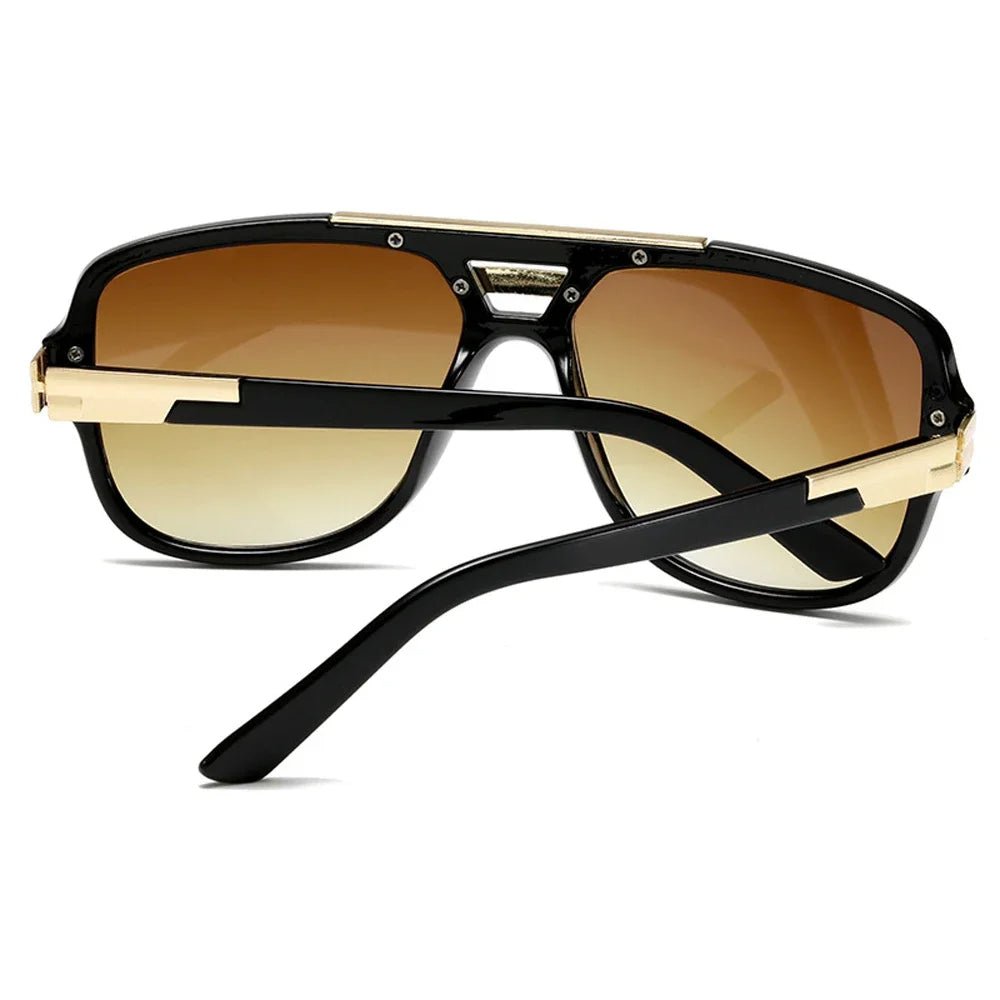 Women's Square Aviator Gradient UV400 Sunglasses Outfit for Weddings Parties Holidays Occasions and Everyday Wear