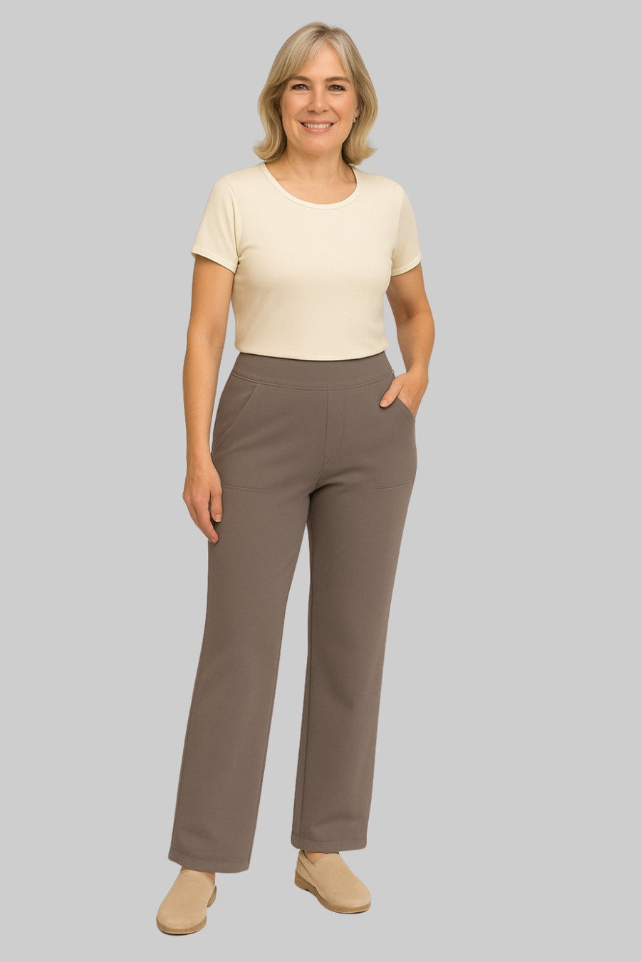 Women's High Waist Wide Leg Pants Outfit for Work Casual Days Holidays and Everyday Wear