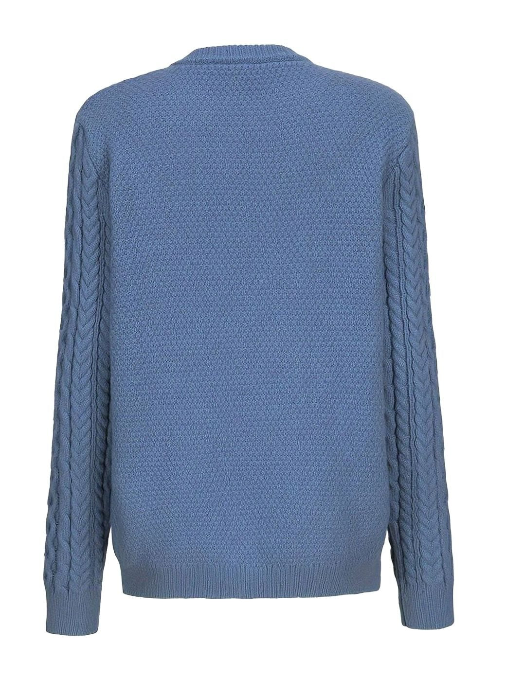 Women's Relaxed Cardigan Sweater Cable-Knit Button-Front Cozy Layering