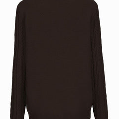 Women's Relaxed Cardigan Sweater Cable-Knit Button-Front Cozy Layering