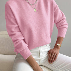 Women's Chic Turtleneck Knit Sweater Long Sleeve Fitted Casual Everyday