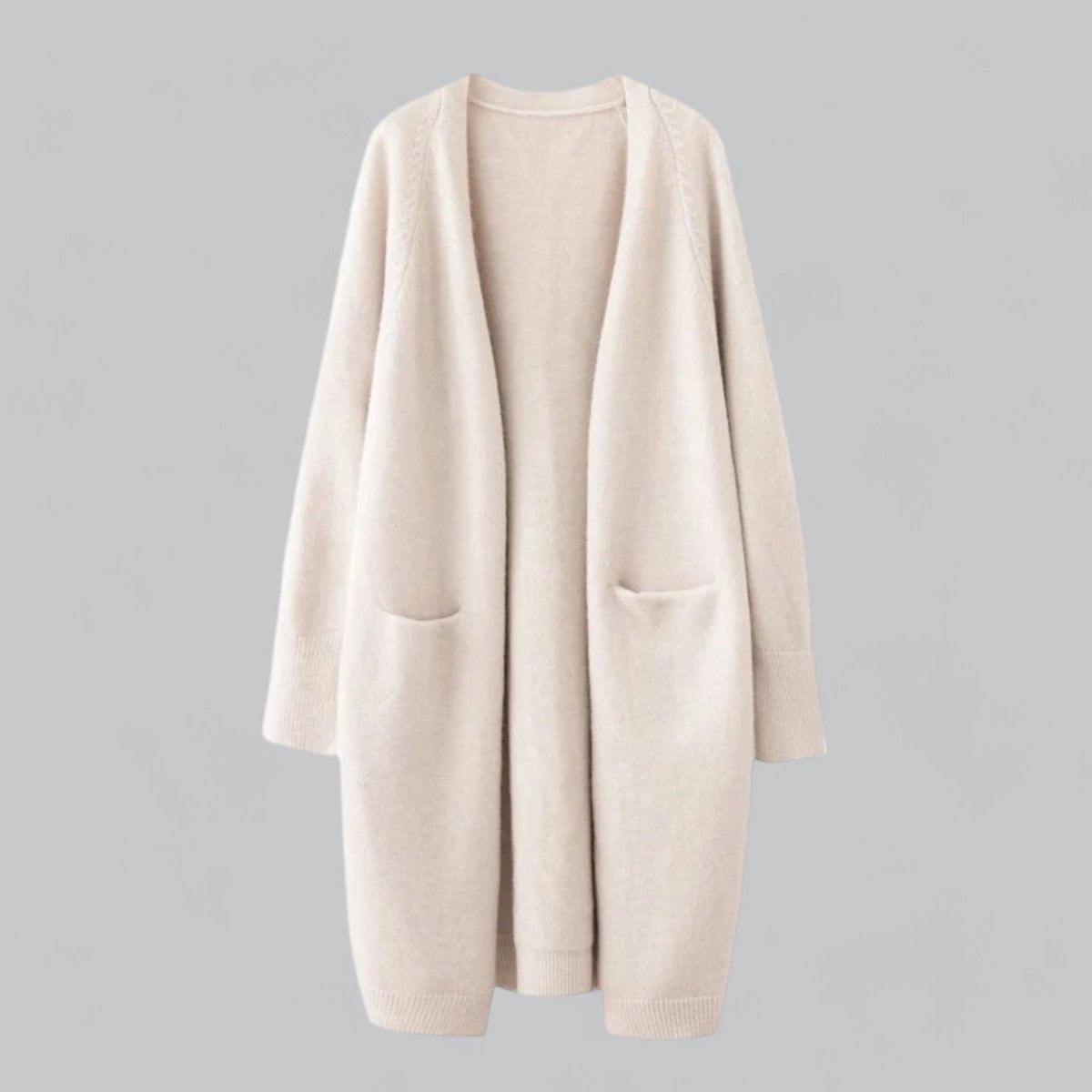 Women's Oversized Knit Cardigan Open-Front Long Sleeve Relaxed Casual