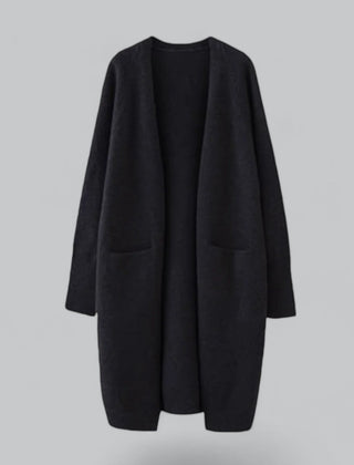 Women's Oversized Knit Cardigan Open-Front Long Sleeve Relaxed Casual