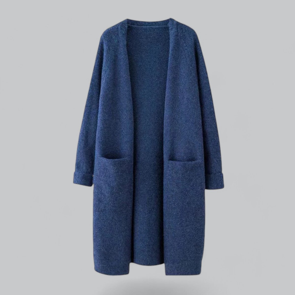 Women's Oversized Knit Cardigan Open-Front Long Sleeve Relaxed Casual