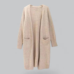 Women's Oversized Knit Cardigan Open-Front Long Sleeve Relaxed Casual