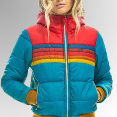 Women's Quilted Puffer Jacket Stylish Design Zipper Closure Warm Layering