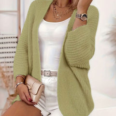 Women's Relaxed Open-Front Cardigan Sweater Lightweight Layering Casual Everyday