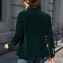 Women's Blazer Vest Jacket Single-Breasted Tailored Fit Stylish Layering