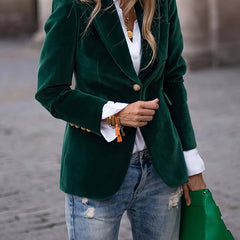 Women's Blazer Vest Jacket Single-Breasted Tailored Fit Stylish Layering